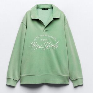 Washed sweatshirt  Zara